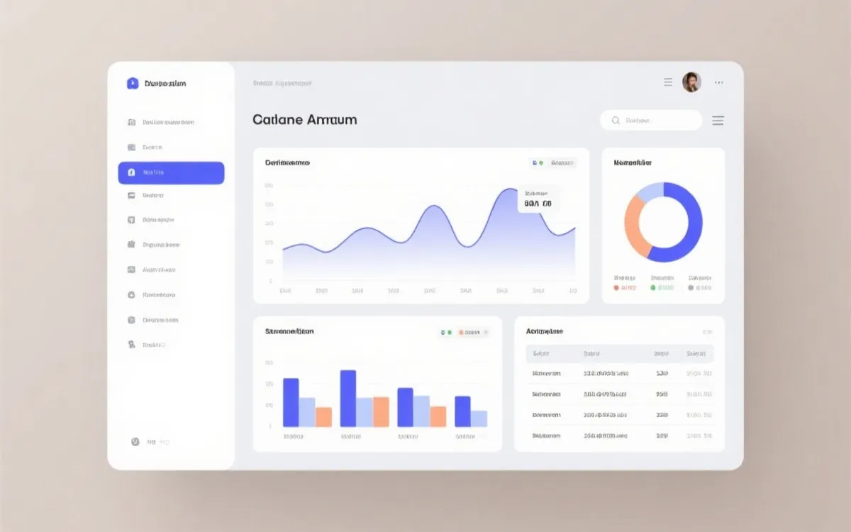 数据看板示意图